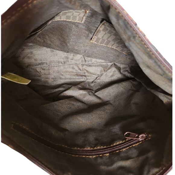 Vintage Yun Art Kilim Turkish Aztec Tapestry Top Handle Shoulder Handbag Purse - Picture 9 of 10